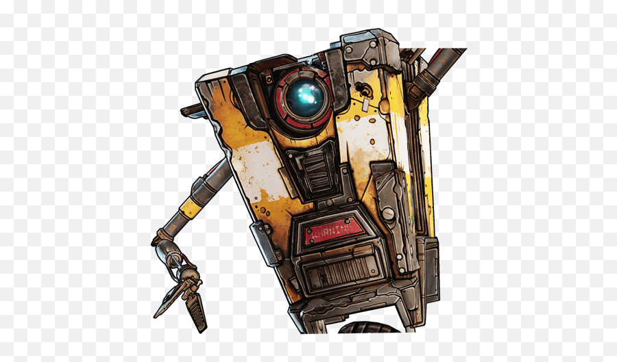 Give Thoughts Sticker - Borderlands 3 Claptrap Png Emoji,Borderlands Emoji