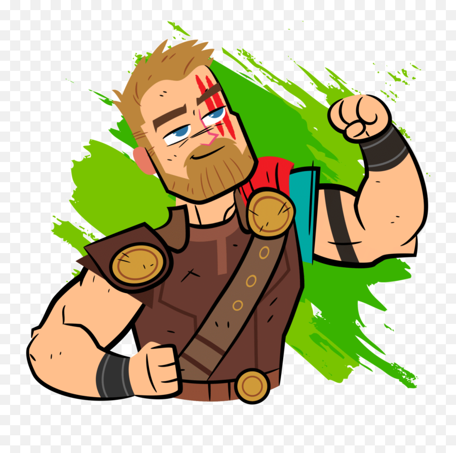 Thor Ragnarok Animated Stickers Boston Creative Studio - Thor Ragnarok Cartoon Thor Emoji,Hulk Smash Emoticon On Bttv
