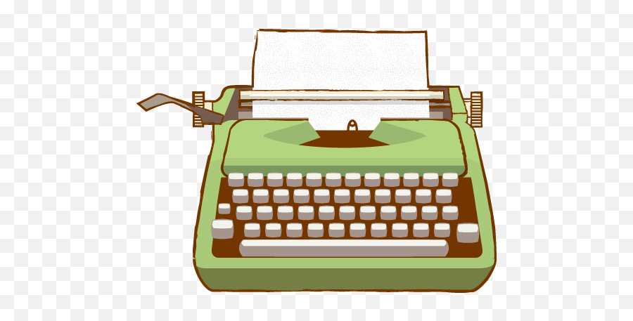 Vintage Typewriters Typewriter - Typewriter Png Clipart Emoji,