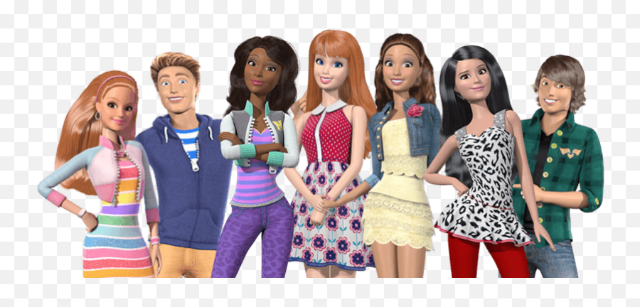 Barbie Doll World - Transparent Barbie And Friends Png Emoji,Barbie Diy Emoji Style