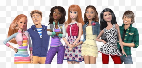 Barbie Doll World - Transparent Barbie And Friends Png Emoji,Barbie Diy Emoji Style