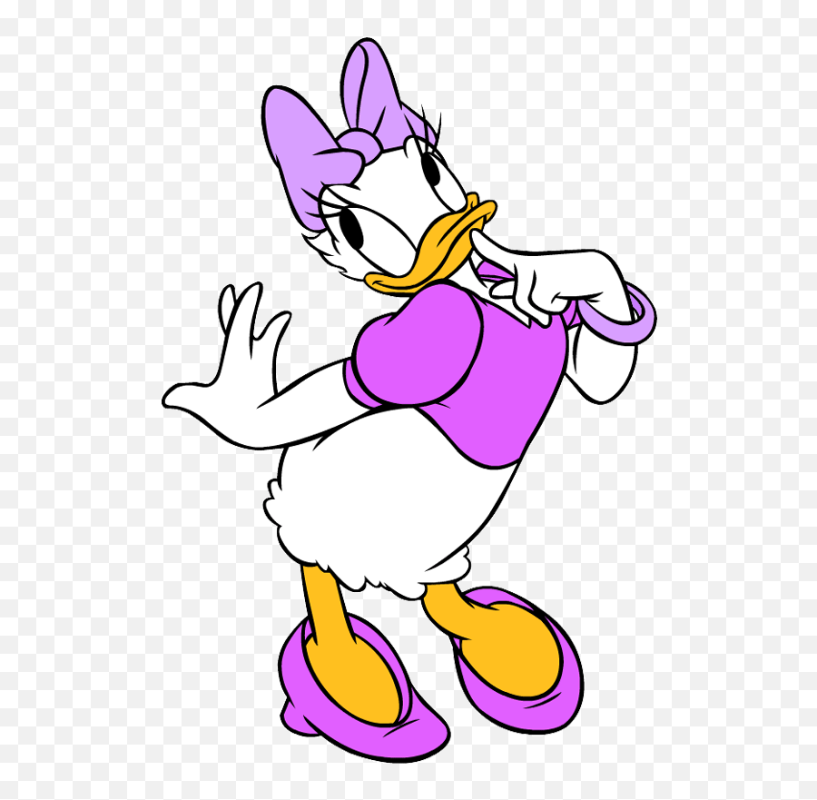 Daisy Duck Drawing Free Image Download - Daisy Cartoon Character Emoji,Donald Duck Emotion Face