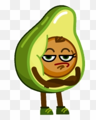 Funny Avocado Animated Sticker - Happy Emoji,Avacado Emoticon