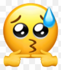 Imshy Tiktok Im Shy 20 Sticker By Peachy Emoji,Images Of Shy Emojis