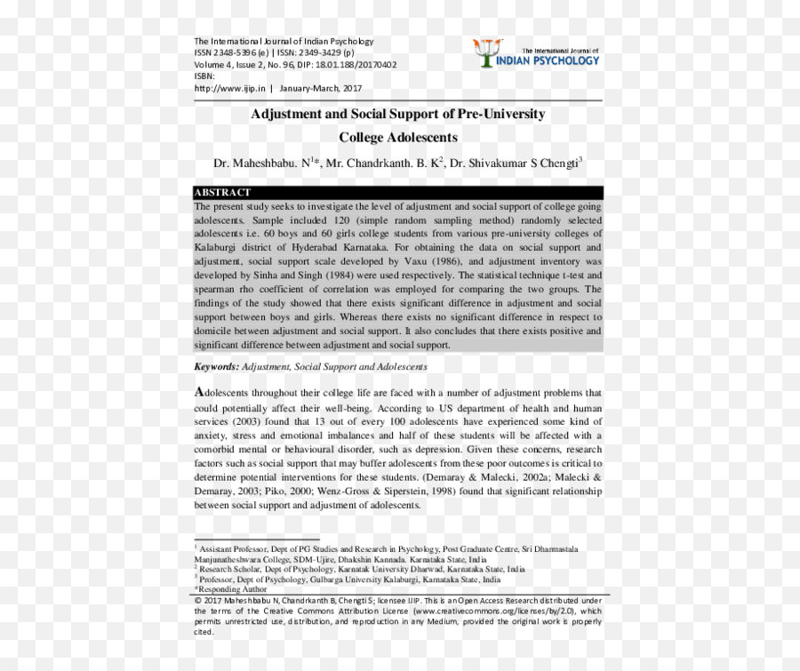 Pdf Adjustment And Social Support Of Pre - University College Emoji, Pdf Adjustment And Social Support Of Pre - University College Emoji,