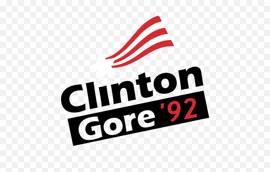 Clinton Gore 92 Vintage Democratic T - Shirt Emoji,Clinton Emojis