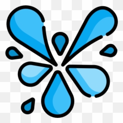 Splash - Free Weather Icons Emoji,Blue Emoji With Letter