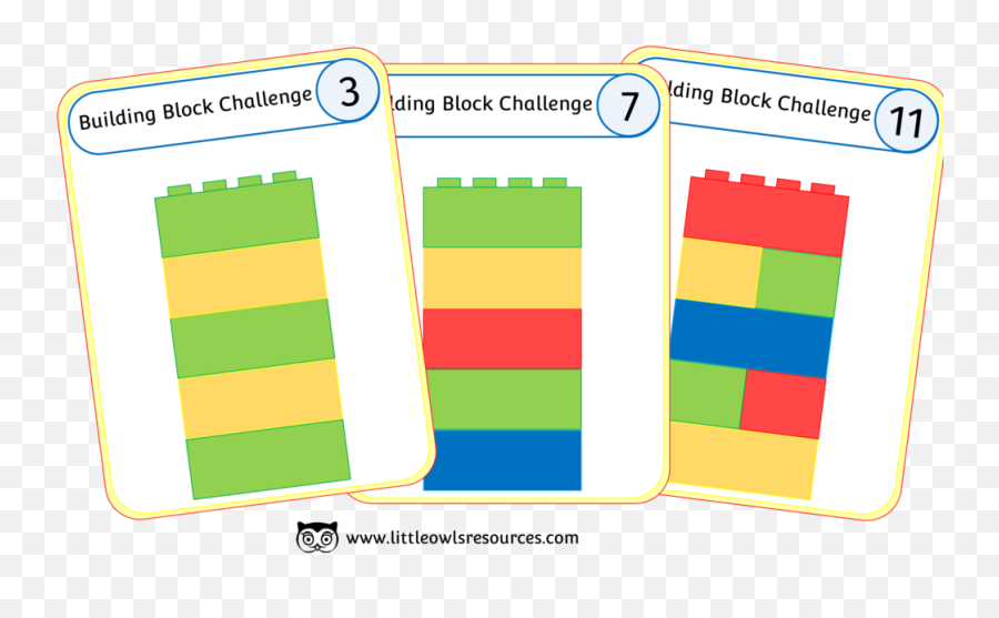 Free Building Block Challenge Printable - Vertical Emoji,Emotion Card Printables