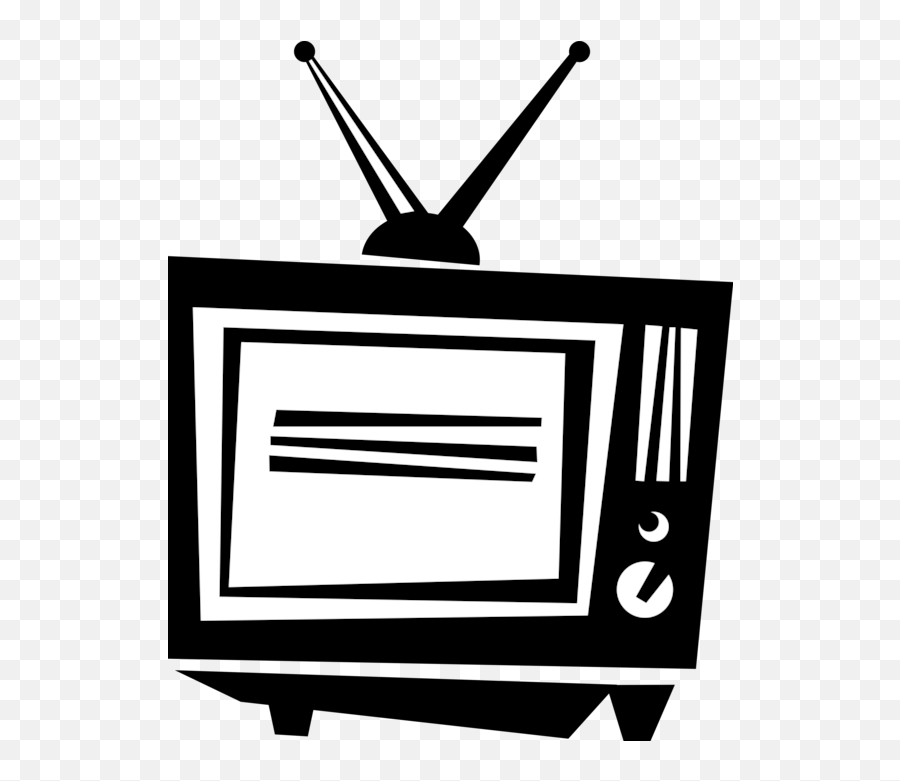 Television Or Tv Set Mass Medium - Vector Image Emoji,Television Emoji