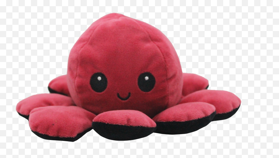 Toysworld 20cm Emotion Reversible Octopus Plushie Bipolar Emoji,Octopus Network Emoji