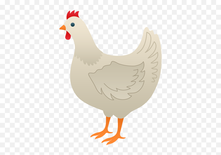 Cartoon Chicken And Hen - Clip Art Library Emoji,Chicken Yahoo Emoji