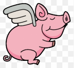 Animated Flying Pigs On Clear - Transparent Flying Pig Gif Emoji,Emoji Pig Shower
