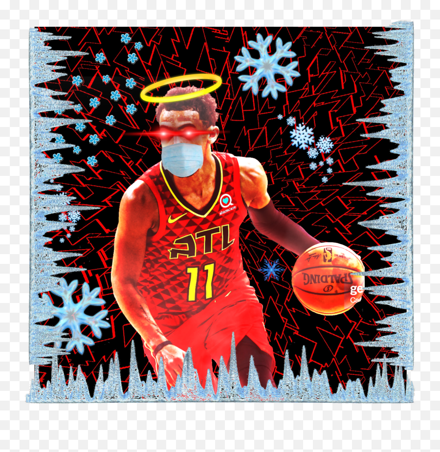 Traeyoung Nba Basketball Mvp Sticker - Basketball Uniform Emoji,Basketball Emoji Shirt