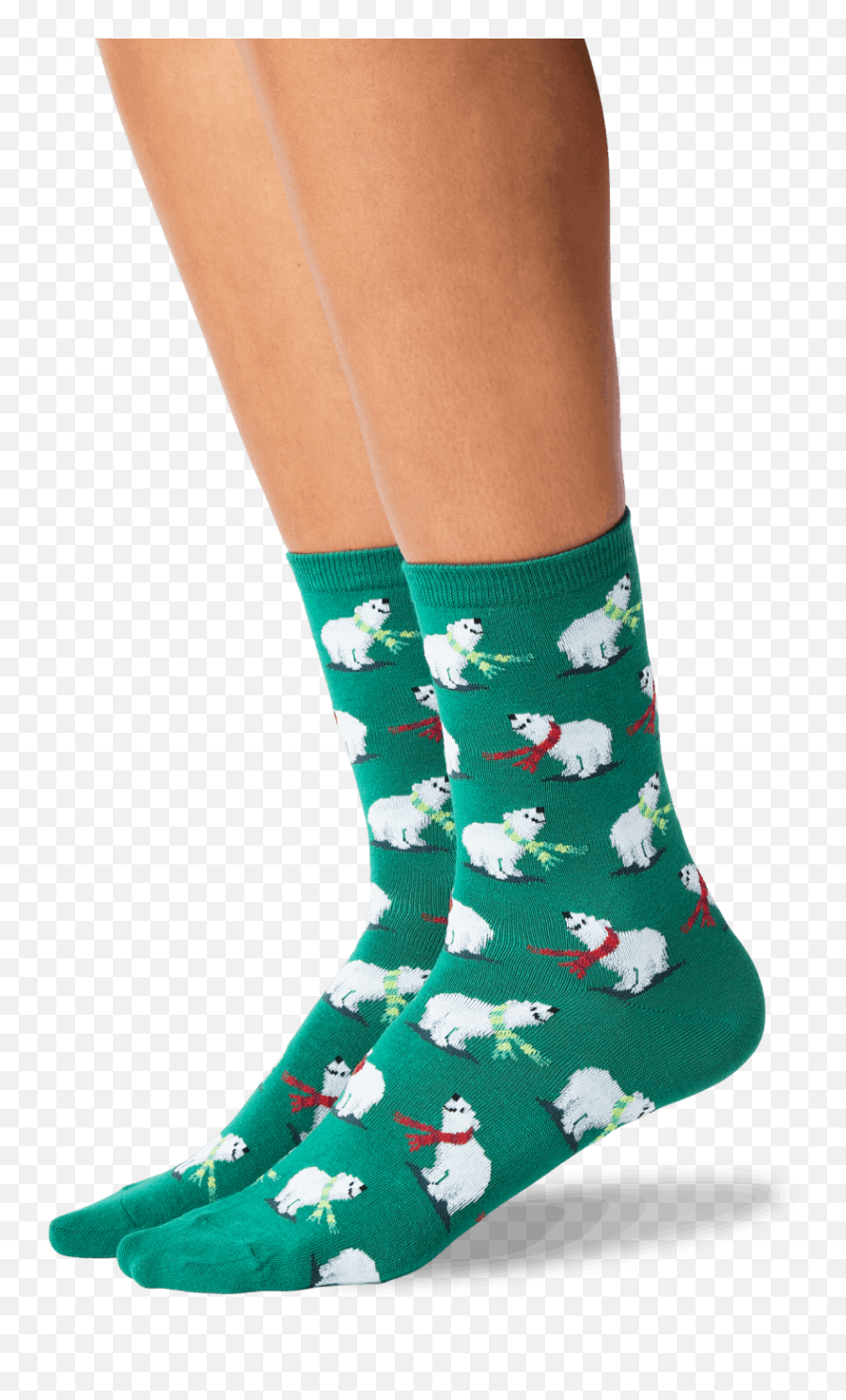 Womenu0027s Polar Bears Crew Socks U2013 Hotsox - Ankle Emoji,Womens Emoji Costume