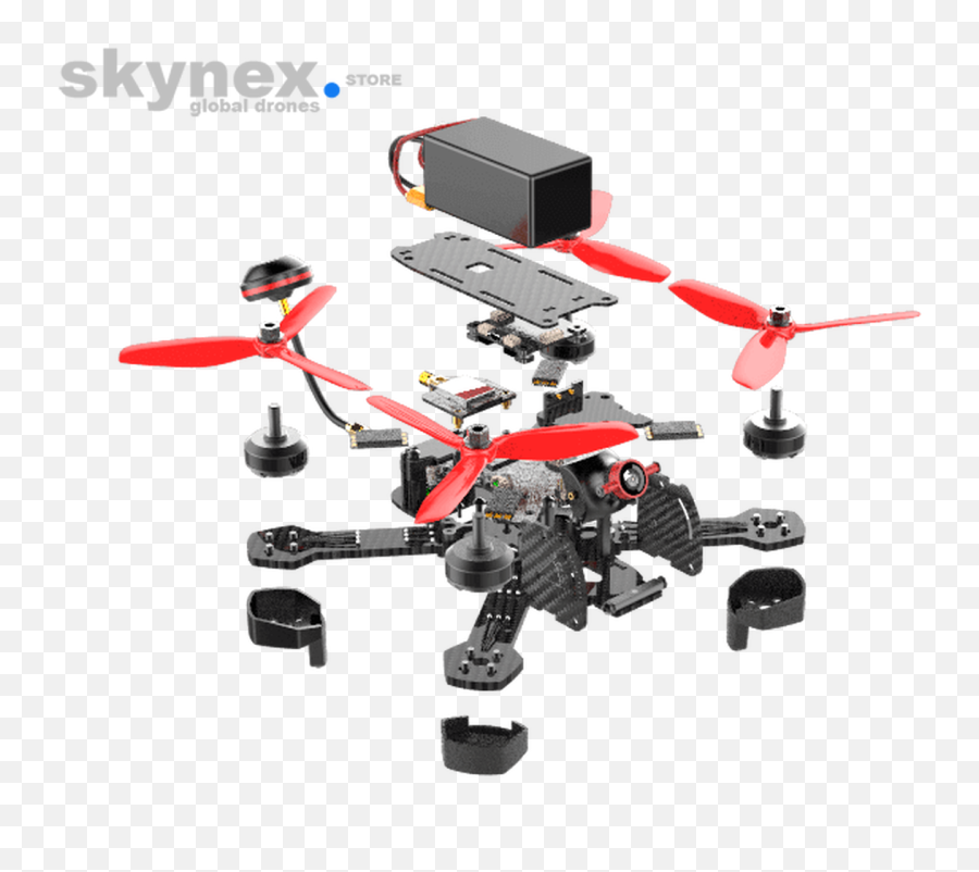 Racing Quad Drone Furious 215 Uav Rc W Fpv Camera - Aluminium Alloy Emoji,Collapsible Quadcopter 2.4ghz Emotion Drone