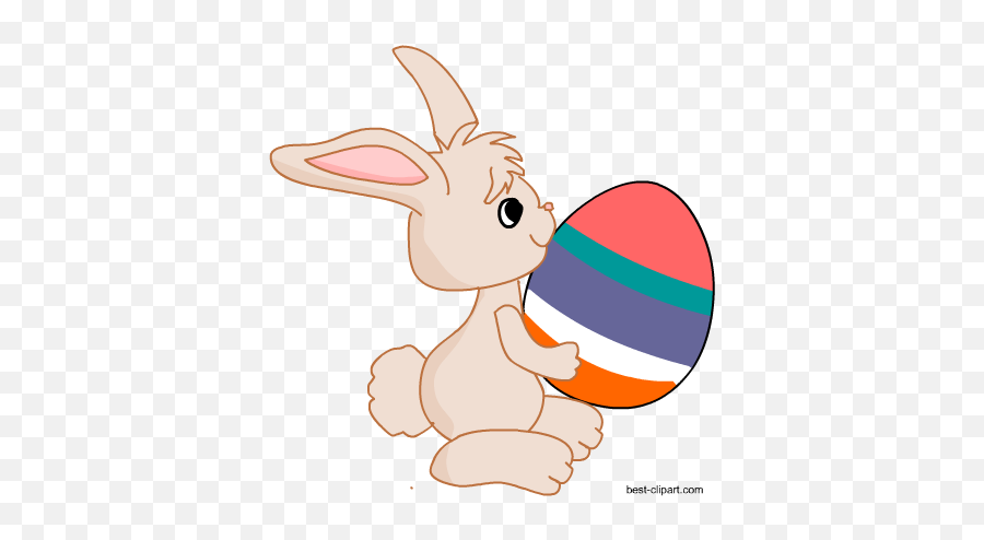 Free Easter Clip Art Easter Bunny Eggs And Chicks Clip Art - Bunny Holding Easter Egg Emoji,Happy Easter Emoji