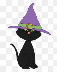 Halloween Clipart Black And White 2020 - Halloween Roll And Cover Emoji,Witches Hat Emoticon