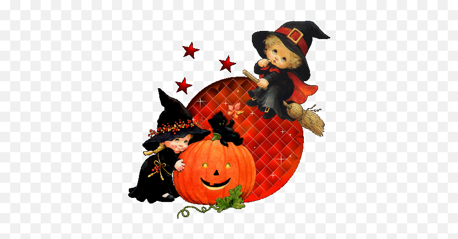 Halloween Gifs Emoticons Cards - Cute Happy Halloween Clipart Emoji,Halloween Emoticons