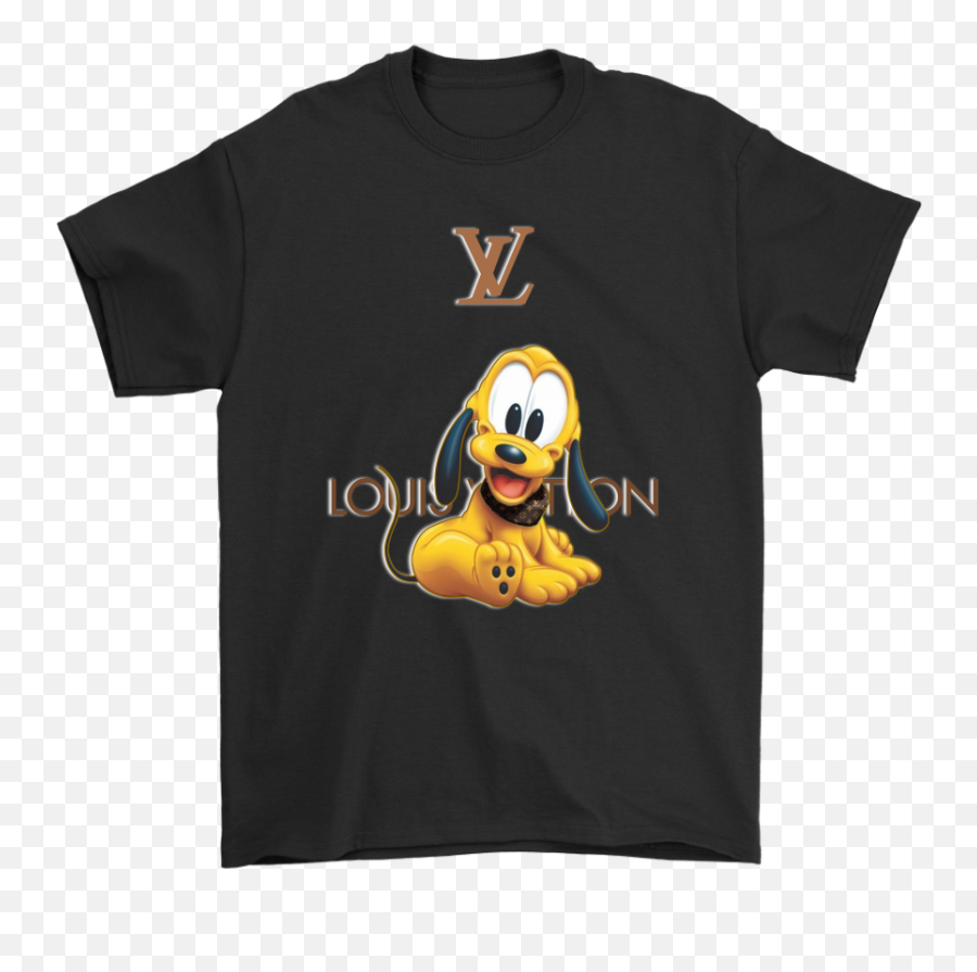 Louis Vuitton Baby Pluto Disney Shirts - Office Tee Tee Shirt Gucci Minnie Emoji,Yoga Namaste Emoticon
