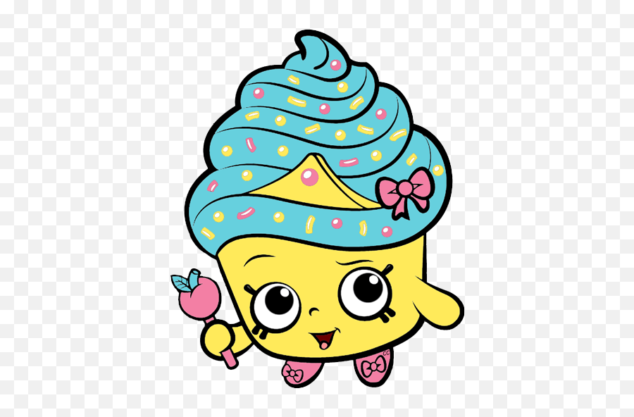 Library Of Shopkins Vector Free Stock Cupcake Queen Png - Cupcake Queen Shopkins Coloring Pages Emoji,Pintrerest Emoji Cupcakes