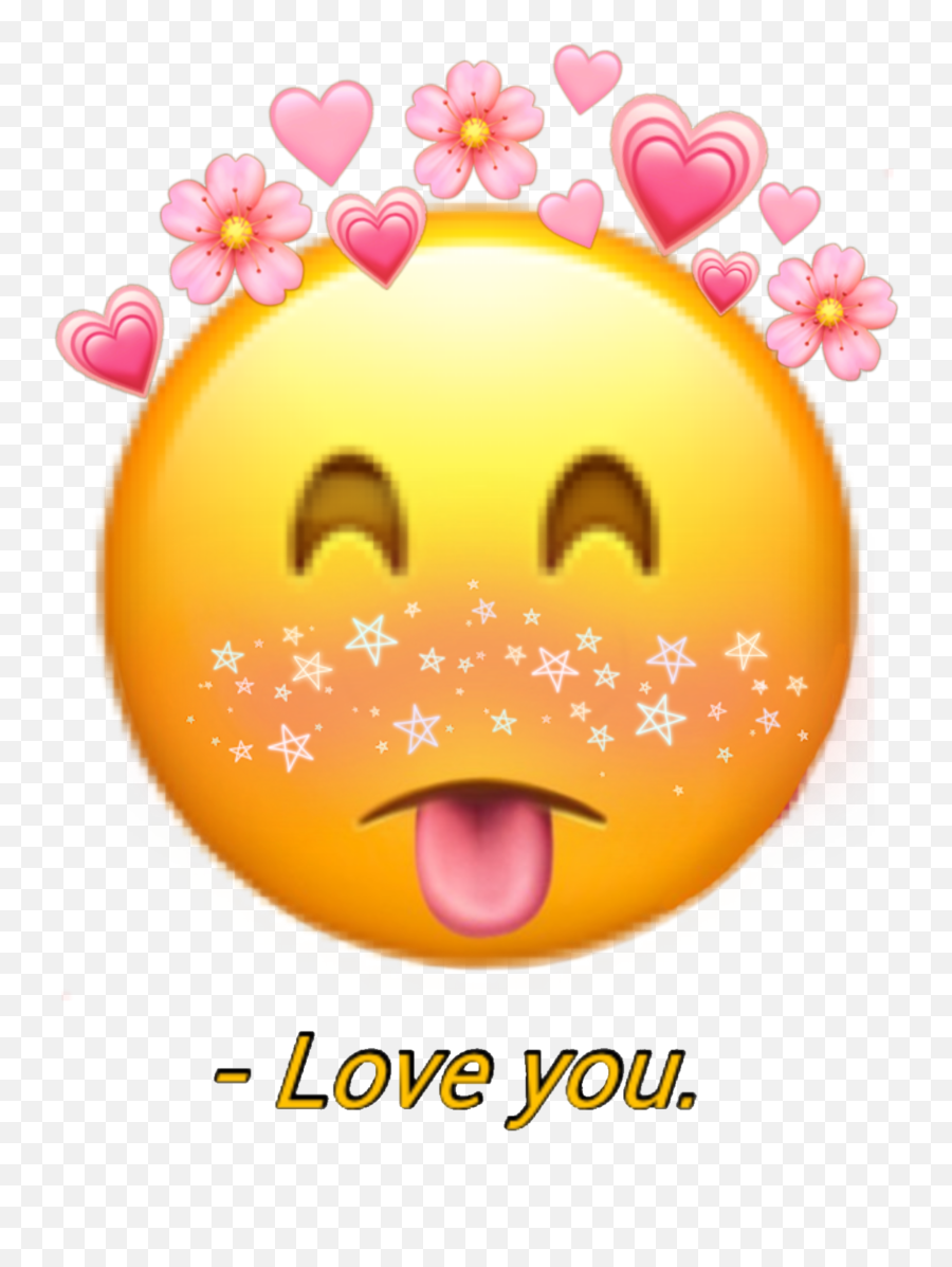 Heartaesthetic Loveyou Emoji Sticker - Happy,How To Put Moving Emojis On Snapchat
