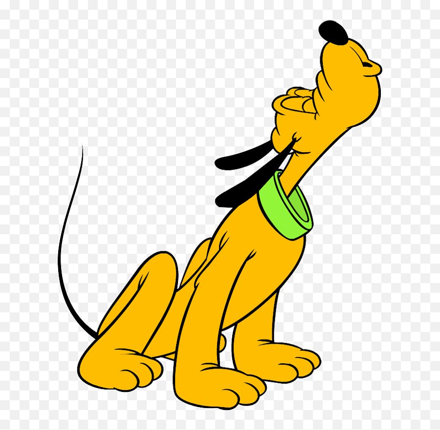 Dog Chasing Tail Emoticon - Pluto Disney Clipart Emoji,Emoji Embroidery Designs