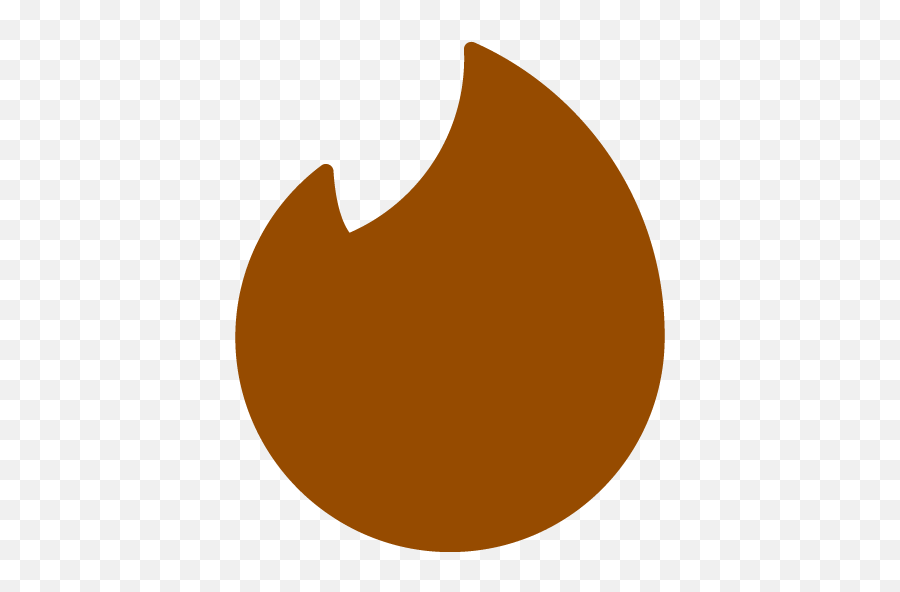 Brown Tinder Icon - Free Brown Social Icons Language Emoji,Emoticons That Work On Tinder