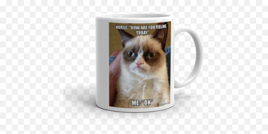 Kristy Sherman Grumpy Cat Ok Meme - Grumpy Cat Emoji,Meancat Emojis