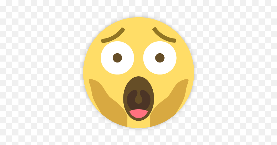 Scream - Happy Emoji,B D Emoticon