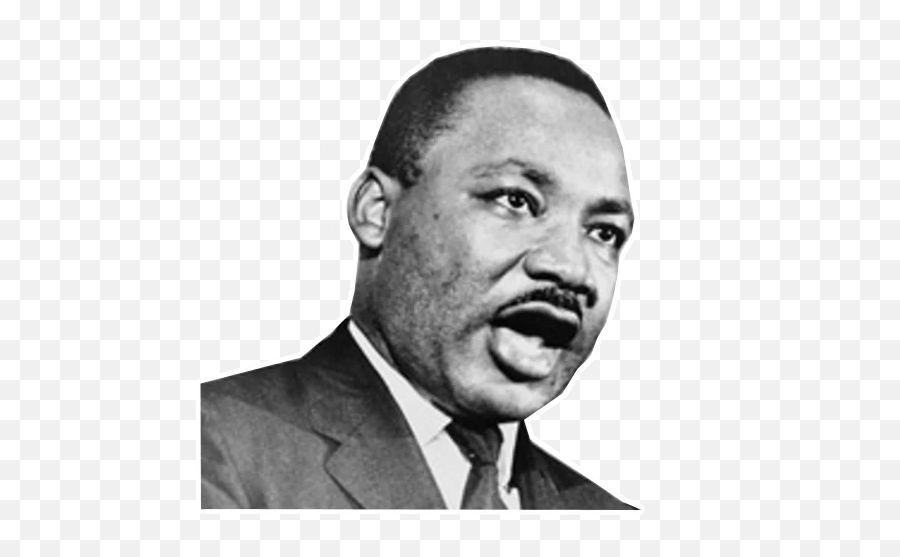 Martin Luther King Stickers For Telegram - Png Dr Martin Luther King Jr Emoji,Martin Luther King Emojis