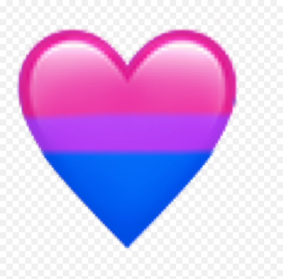 Bi Bipride Heart Sticker By S - Girly Emoji,Bi Pride Flag Emoji