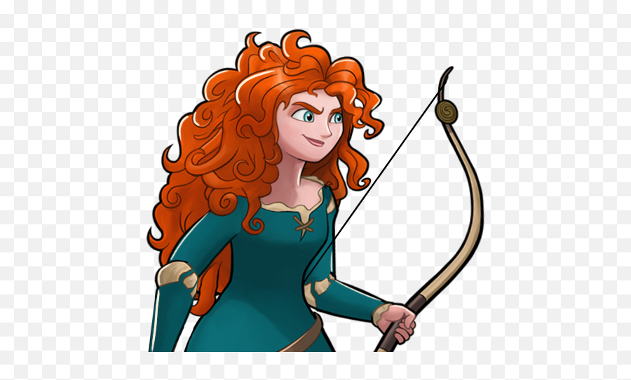 Battle Mode - Disney Heroes Battle Mode Merida Emoji,Brave Animated Emoji