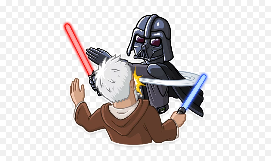 Telegram Sticker 21 From Collection Darth Vader - Telegram Sticker Darth Vader Emoji,Darthvader Emoticon