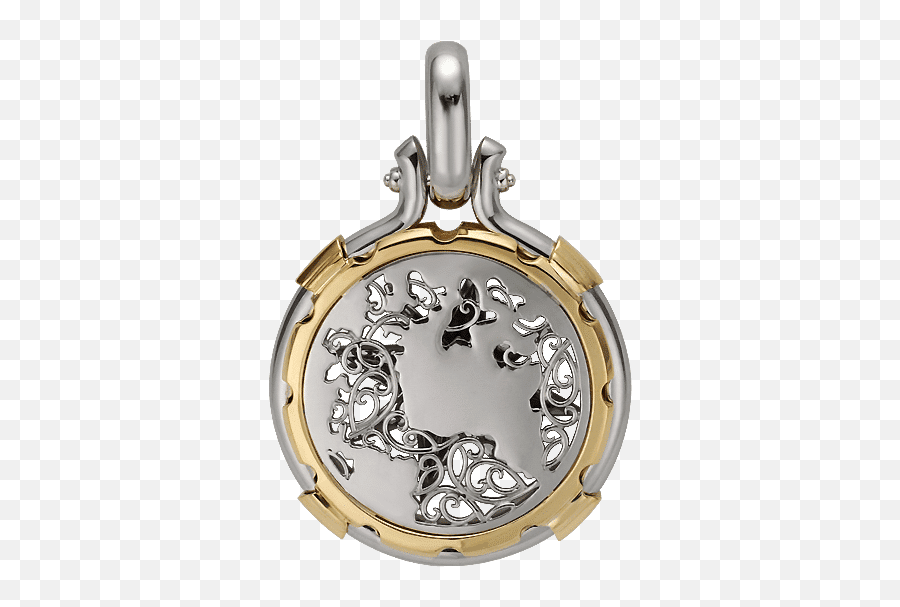 Platinum Menu0027s Pendant The Fortune Compass 3ps181 - Solid Emoji,Sending Heart Emojis To Another Guy Vine