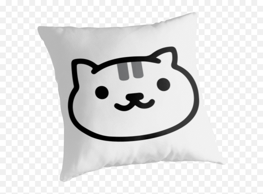 Neko Atsume Snowball Png Download - Decorative Emoji,How To Draw Emoji Pillows