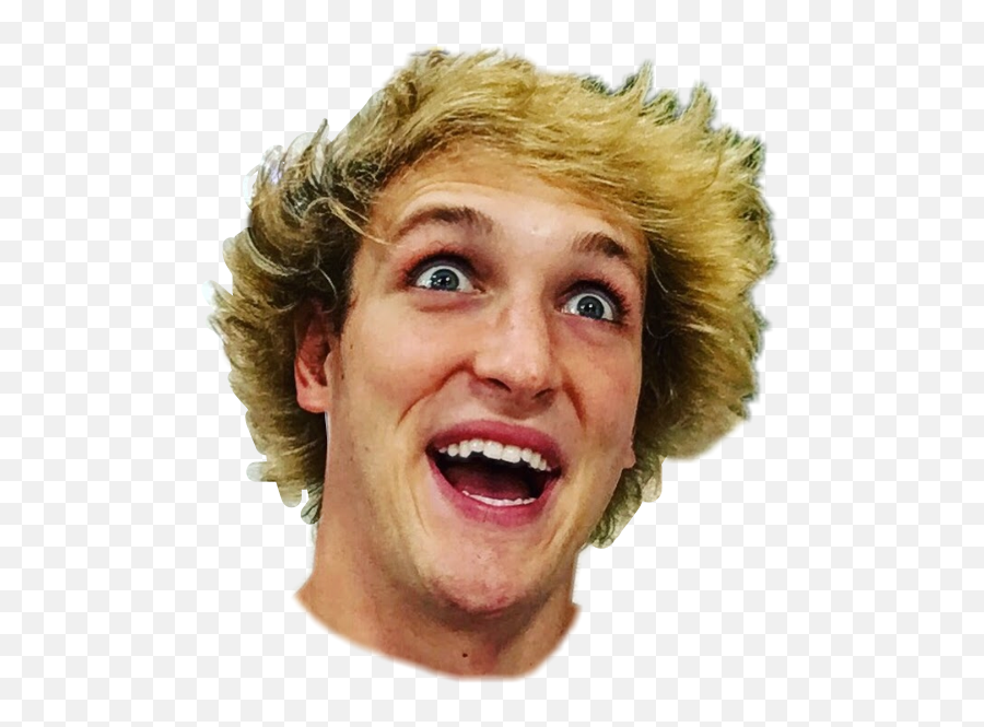 Logan Logan Paul Sticker - Logan Paul Face Cutout Emoji,Logan Paul Emoji