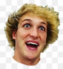 Logan Logan Paul Sticker - Logan Paul Face Cutout Emoji,Logan Paul Emoji