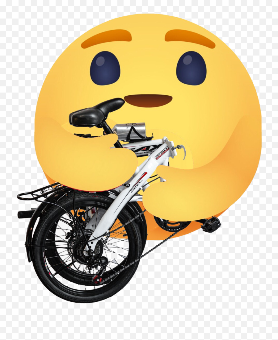 Deax Bike Folding Sticker - Happy Emoji,Motorcycle Emoticon