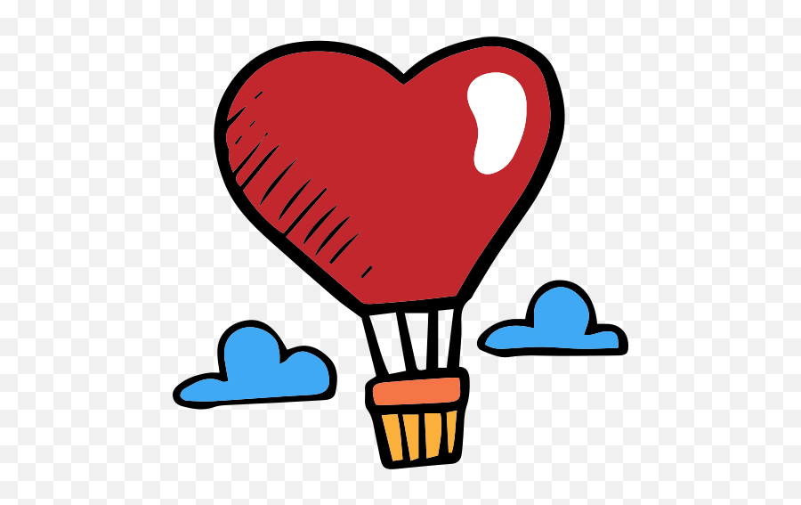 Hot Air Balloon - Free Transport Icons Emoji,Hotairballoon Emoticon