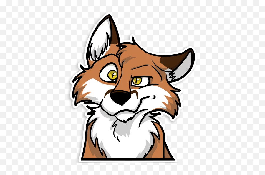 Mood Fox - Telegram Sticker Emoji,Emotion Stickers From The 70s