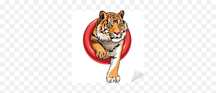 Sticker Tiger - Pixersus Emoji,Bengal Tiger Emoji
