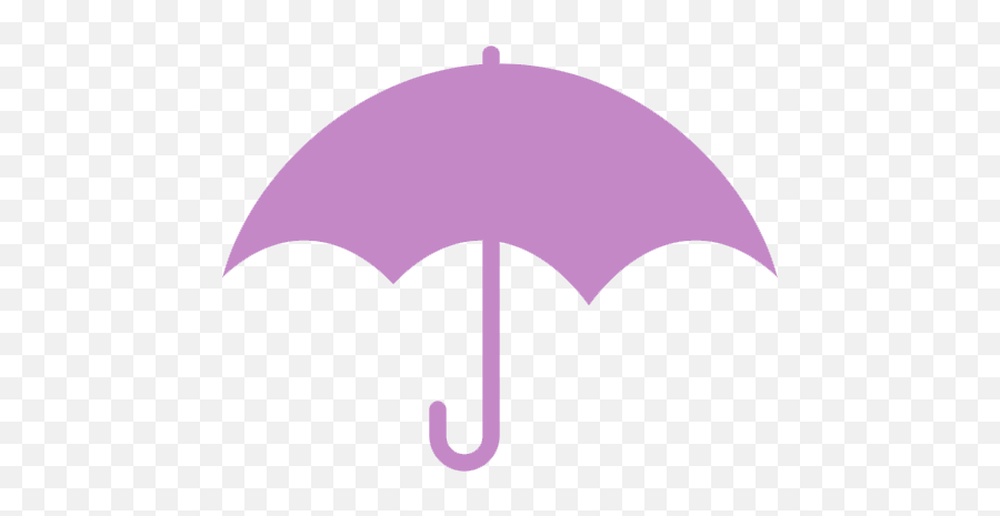 Umbrella Icon - Purple Umbrella Icon Transparent Background Emoji,Purple Umbrella Emoji