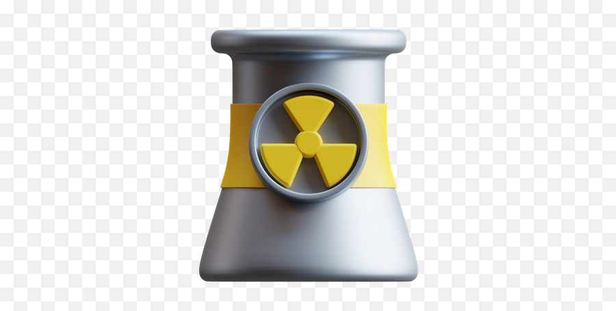 Premium Nuclear Energy 3d Illustration Download In Png Obj Emoji,Radio Active Emoji