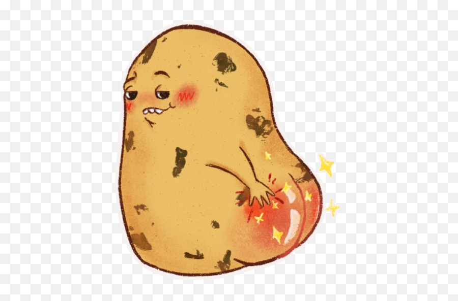 Telegram Sticker From Hot Potato Pack Emoji,Poatao Emoji