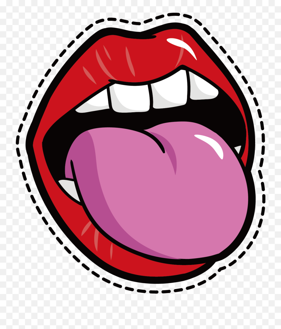 Kiss Tongue Png - Fancy Blank Logo Template Emoji,Emoji Blanket Target