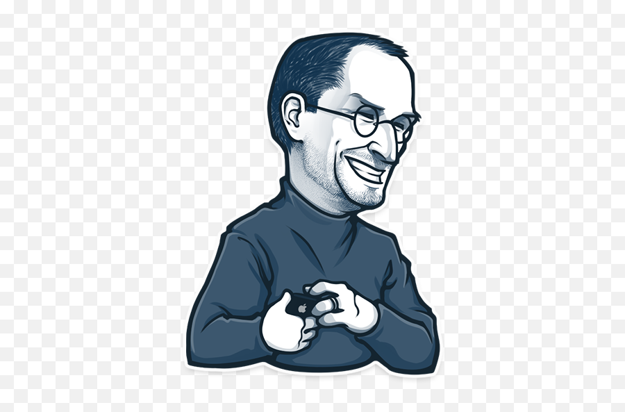 When Stickers Meet Art And History Emoji,Steve Jobs Emoji