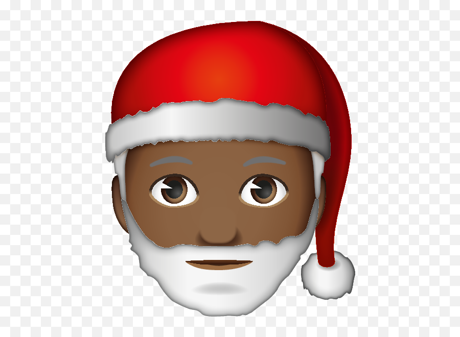 Emoji - Santa Claus,Binoculars Emoji
