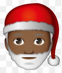 Emoji - Santa Claus,Binoculars Emoji