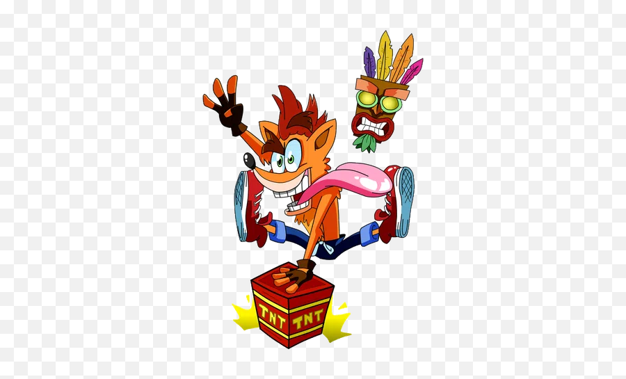 Crash Bandicoot 2of 2 Whatsapp Stickers - Crash Bandicoot Stickers Emoji,Crash Bandicoot Emoji