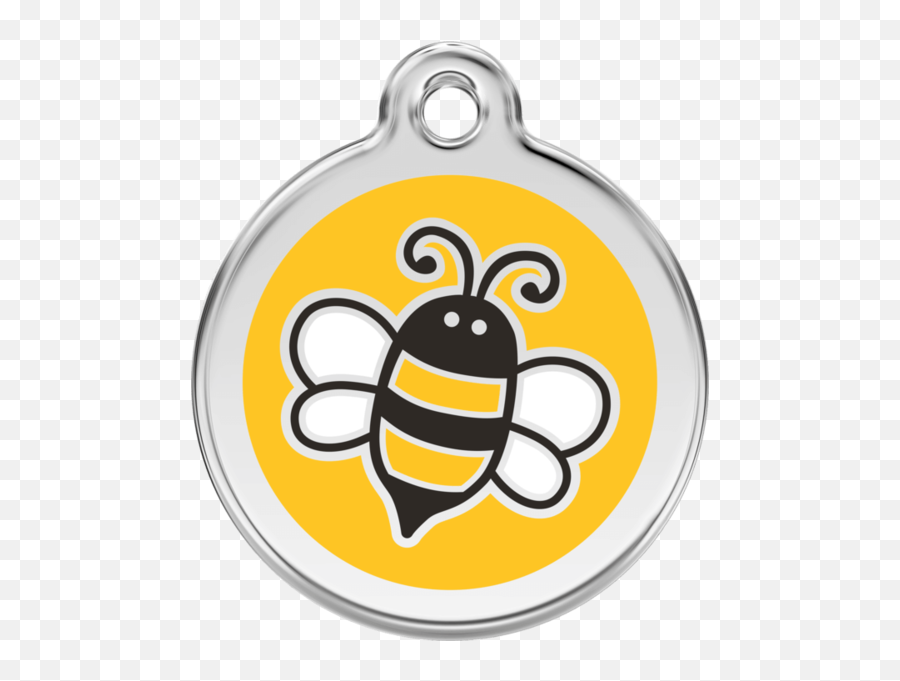 Red Dingo Bumble Bee Yellow Tag - Paw Patrol Collar Tags Emoji,Unicorn Emoji Tinder